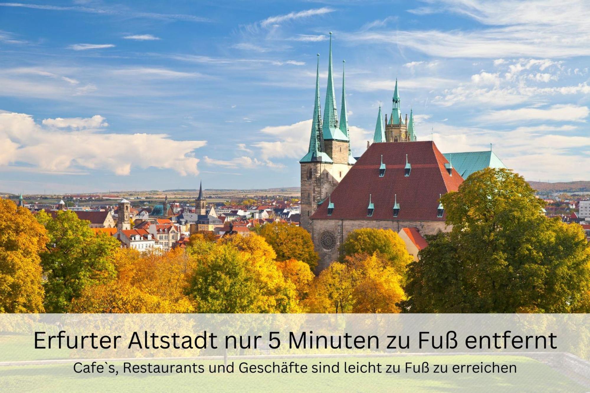 Bohnapartments - Altstadtoase - Balkon Und Garten - Wlan Erfurt Exteriör bild